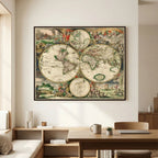World Map 1689 - Gerard van Schagen