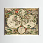 World Map 1689 - Gerard van Schagen