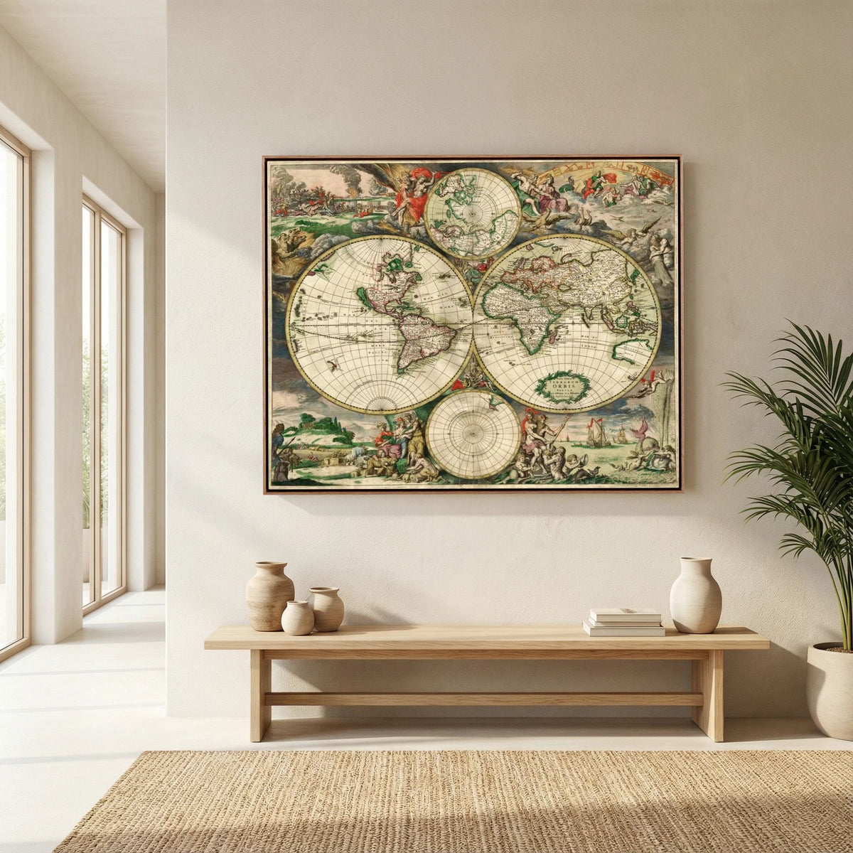 World Map 1689 - Gerard van Schagen