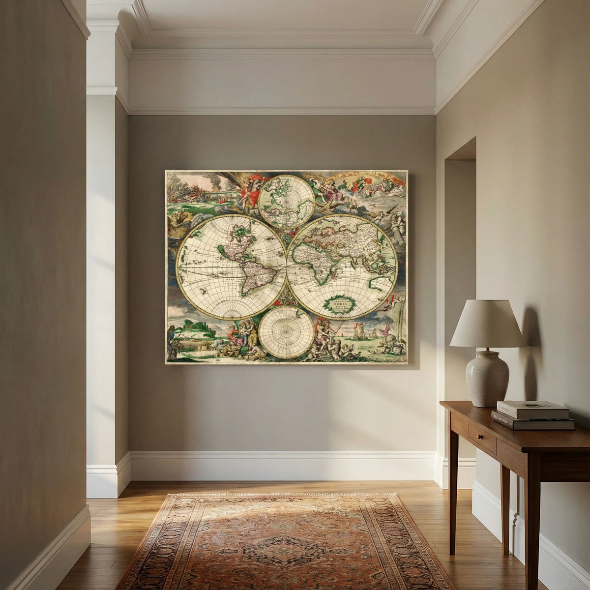 World Map 1689 - Gerard van Schagen